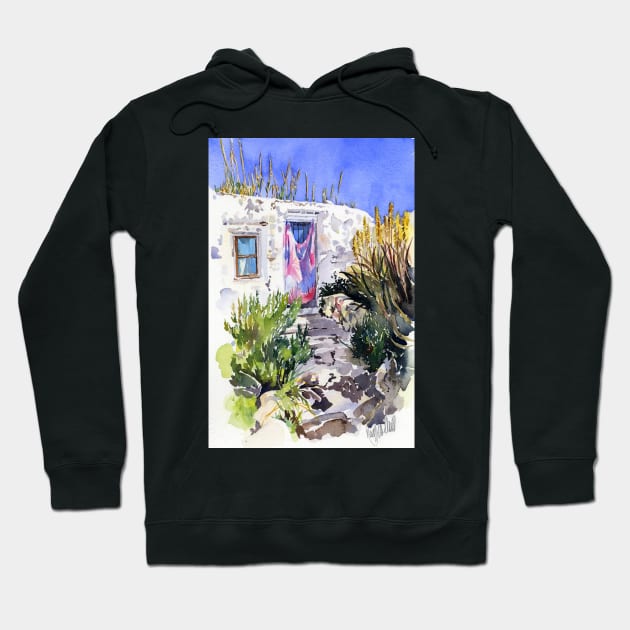Cottage at San Pedro Hoodie by margaretmerry